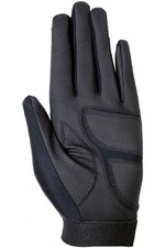 2022 HKM Monaco Style Riding Gloves 13236 - Black